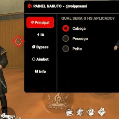 PAINEL NARUTO V2, FFH4X, ANTI BAN, free fire, Android, ios