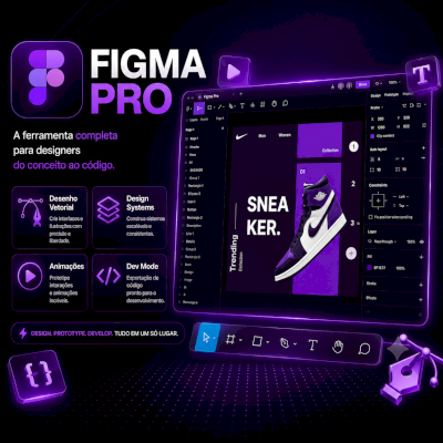 🛠️ FIGMA PRO – A FERRAMENTA COMPLETA PARA DESIGNERS (MENSAL)