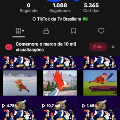 VENDO CONTA DE TIKTOK COM 1000 SEGUIDORES
