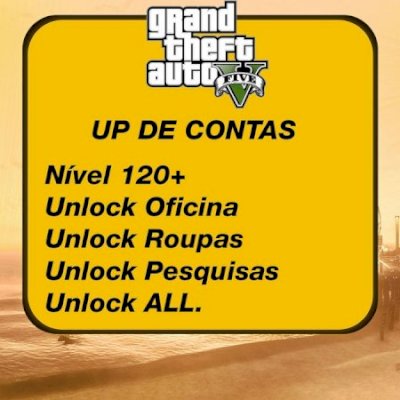 GTA 5 - UP DE CONTA (PC) VÁRIOS PACK
