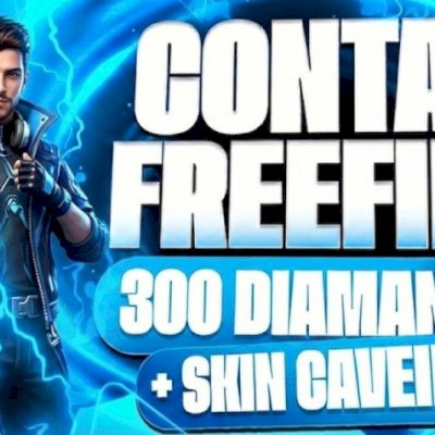 CONTAS FREE FIRE CAVEIRA + 300 DIMAS OLHA A DESCRIÇÃO