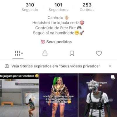 CONTA TIK TOK SEGUIDORES REAIS