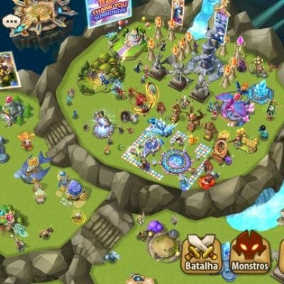 Conta summoners war criada em 2017 com varios mobs