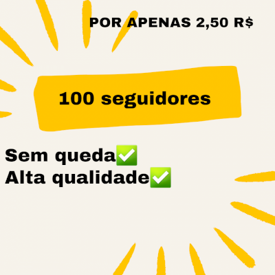 100 SEGUIDORES NO INSTAGRAM POR APENAS 1,99 R$ ✅🔥PROMOÇÃO