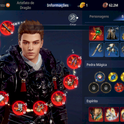 Vendo Conta Mir4 Da Class Guerreiro Nivel 95 Com 145 de Power Com 18 Pet Epico