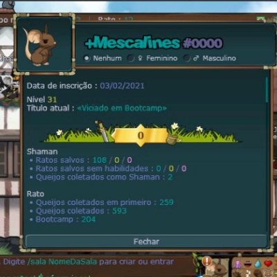 Conta rara com + no nick