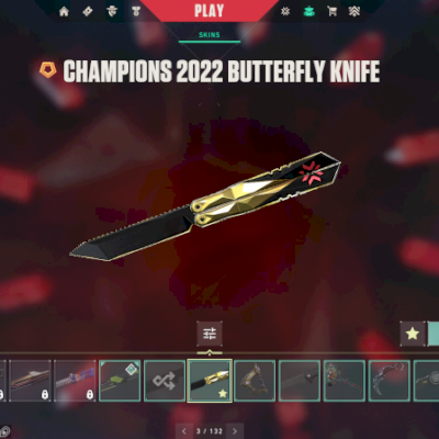 Conta valorant Vandal Cmapions 21, Bundle Champions 22.