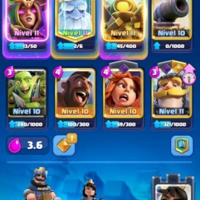 Conta de Clash Royale para vender com mais de 5 mil troféus e com pekka herói.