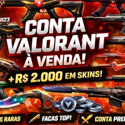 Conta valorant R$ 2000 Gastos em Skins Preço MUITO abaixo do normal