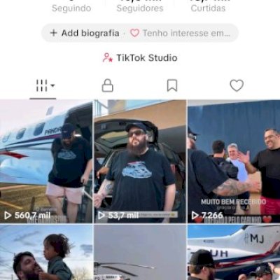 Vendo conta do tik Tok bem engajada com mais de 10.3 seguidores