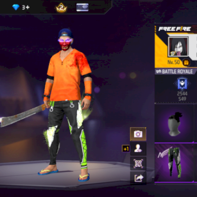 Conta de ff top pra começar com 2 ump att