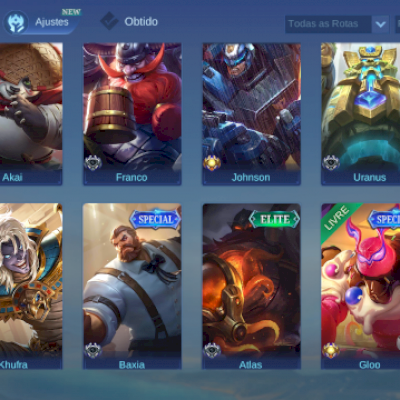 CONTA DE MOBILE LEGENDS COM 65 SKIN MITICA COM 95 fragmentos