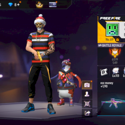 Conta de Free fire Gemada (Valor Negociável)