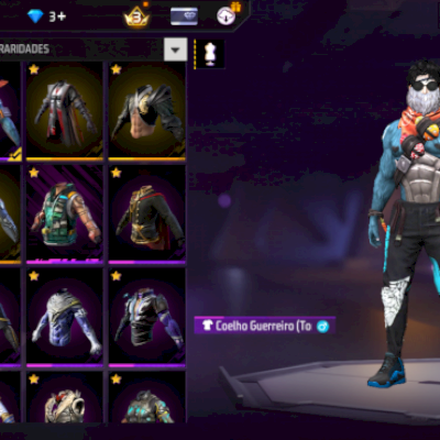 Conta com full roxa e calça anjo passe antigo