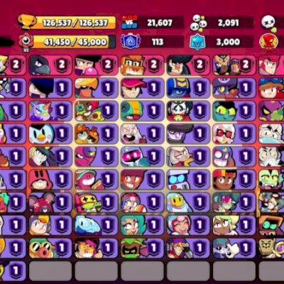 Conta de Brawl stars insana 126k de troféus