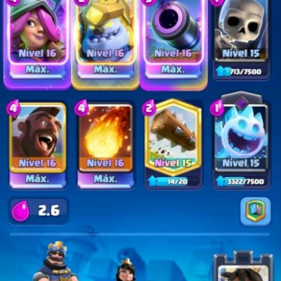 CONTA DE CLASH ROYALE LEVEL 65