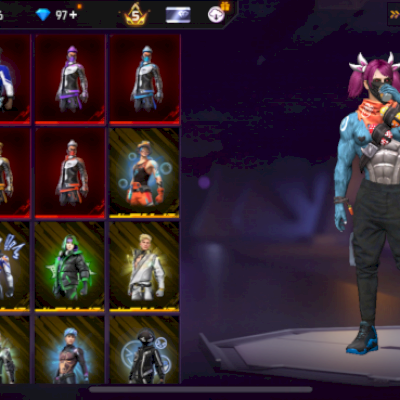 Conta Free Fire nível 72 Via Facebook