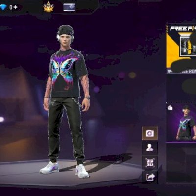 CONTA FF COM 1 SKIN VIBE METAMORFOSE (NO SEU EMAIL)
