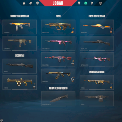 Conta com todos os dados e skins