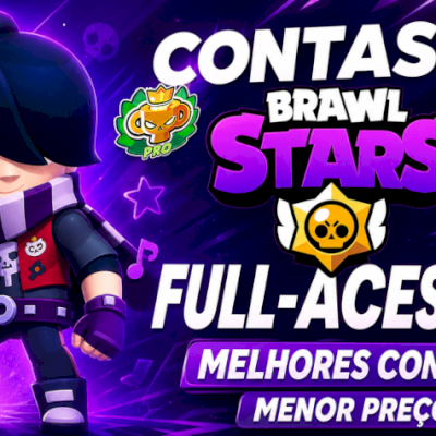💥 CONTA BRAWL STARS OP 9.6K TROFÉUS + 76 BRAWLERS ⚡