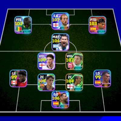 CONTA EFOOTBALL TOP 🔥 KANE 107 + SIMON 106 !!