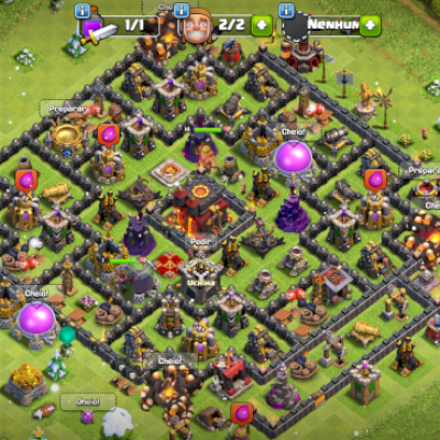 Conta Clash Of Clans CV 10