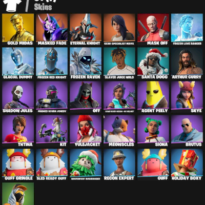 CONTA COM MIDAS, AQUAMAN, SKINS DE GELO, PASSES ANTIGOS E SALVE O MUNDO NOVO