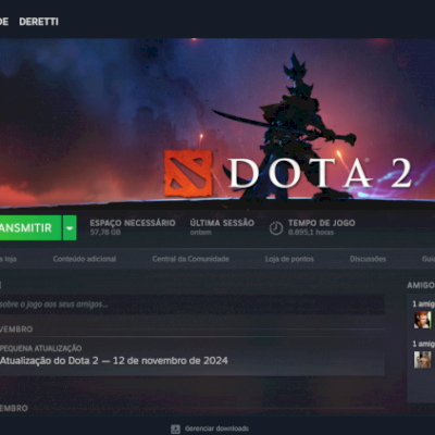 Conta dota2 6942mmr 250+ double down mmr / 12 arcanas /personas/imm exclusivos