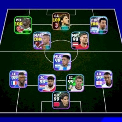 CONTA EFOOTBALL MOBILE COM IBRAHIMOVIC 110 DE OVER + DE LA CRUZ SHOW TIME