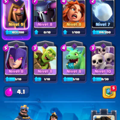 Conta de clash boa arena 8