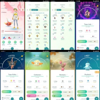 Pokémon GO Level 24 com 11 Lendários + 8 Shiny | PK03
