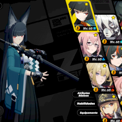 Conta Miyabi + Assinatura - Evelyn C1 - Zhu Yuan - Yanagi - Lighter e Astra Yao