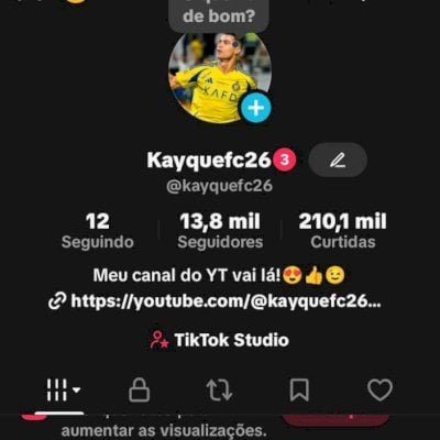 CONTA TIK TOK 13K DE SEGUIDORES!!
