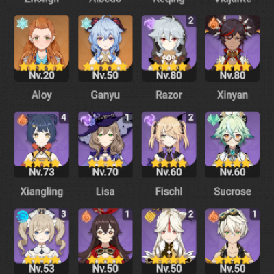 Vendo conta genshin AR54