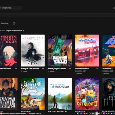 Conta da Epic games com vários jogos