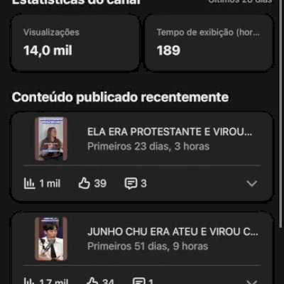 Canal no Youtube não monetizado