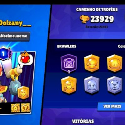 Conta com 23K + Troféus, com 78 Brawles