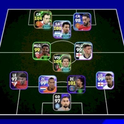 Conta Efootball com Xabi Alonso 105 e Berbatov