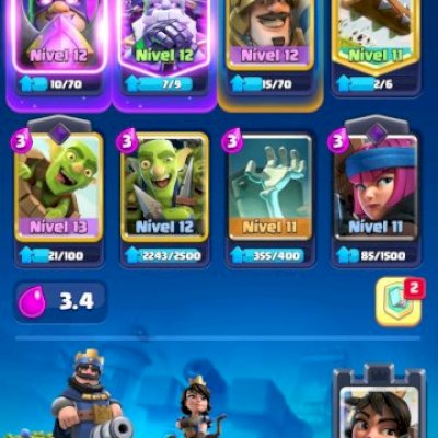 Conta de clash royale
