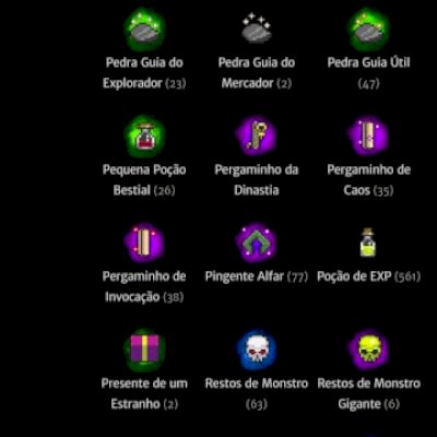 Conta no RPG  Orna mobile:  Grande invocador com sub. de benfeitor, nv 230 T10