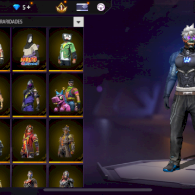 Conta FF com panela de melancia 6 anos