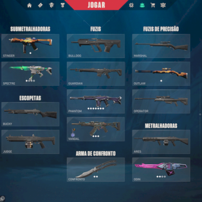 Vendo conta com skins