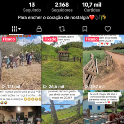 Conta nova de nostalgia com mais de 2 mil seguidores