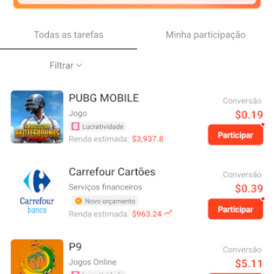 CONTA KWAI - TAREFA PAGA ATIVA PARA LIVES DE SLOTS