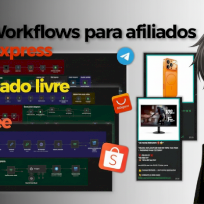 FLUXO N8N PARA GRUPOS DE OFERTAS | Shopee, AliExpress, Amazon, Mercado Livre