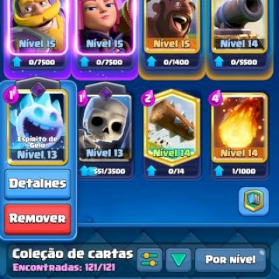 CONTA CLASH ROYALE MUITO BOA
