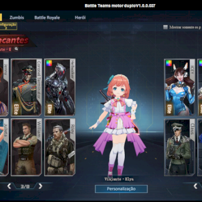 Estou vendendo conta no battle teams VIP 8, conta top. Barbada 600 R$