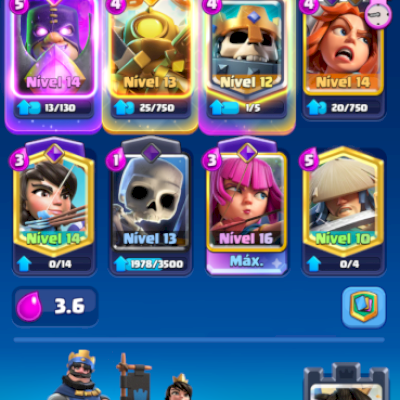 Conta competitiva Clash Royale