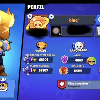 Conta de Brawl com todos os Brawlers e 66 Nível 11!