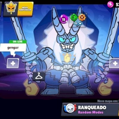⏪  CONTA COM 10K DE TROFÉU DE BRAWL STARS 𝗕𝗔𝗥𝗔𝗧𝗜𝗡  ⏩